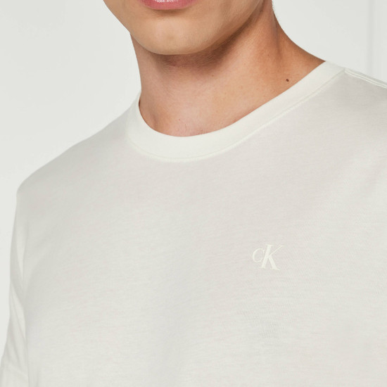 Calvin Klein Ανδρική κοντομάνικη μπλούζα Textured Monologo Tee